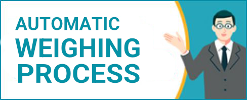 Automatic weighing process