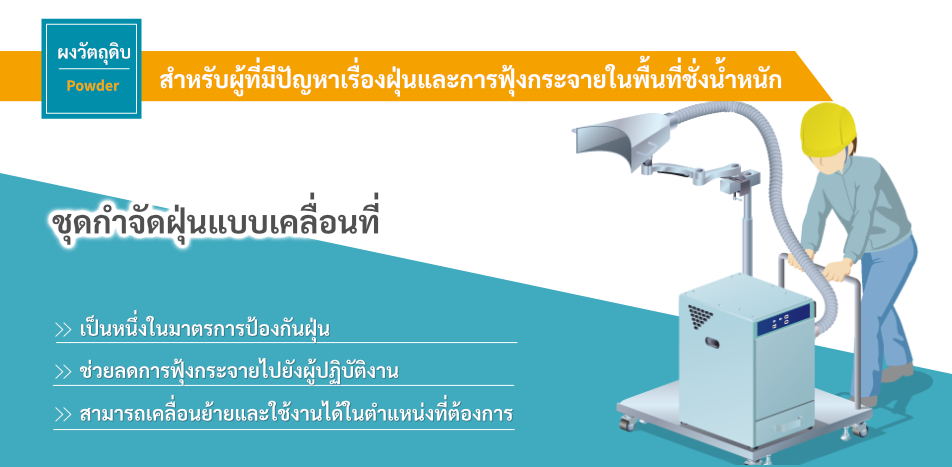 ชุดกำจัดฝุ่นแบบเคลื่อนที่